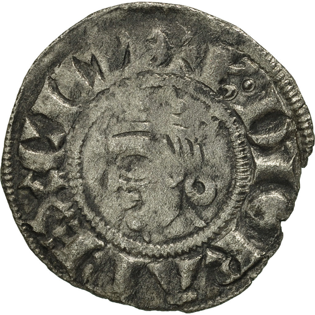 Coin, France, Provence, Charles I, Denarius, VF(30-35), Billon, Boudeau:818