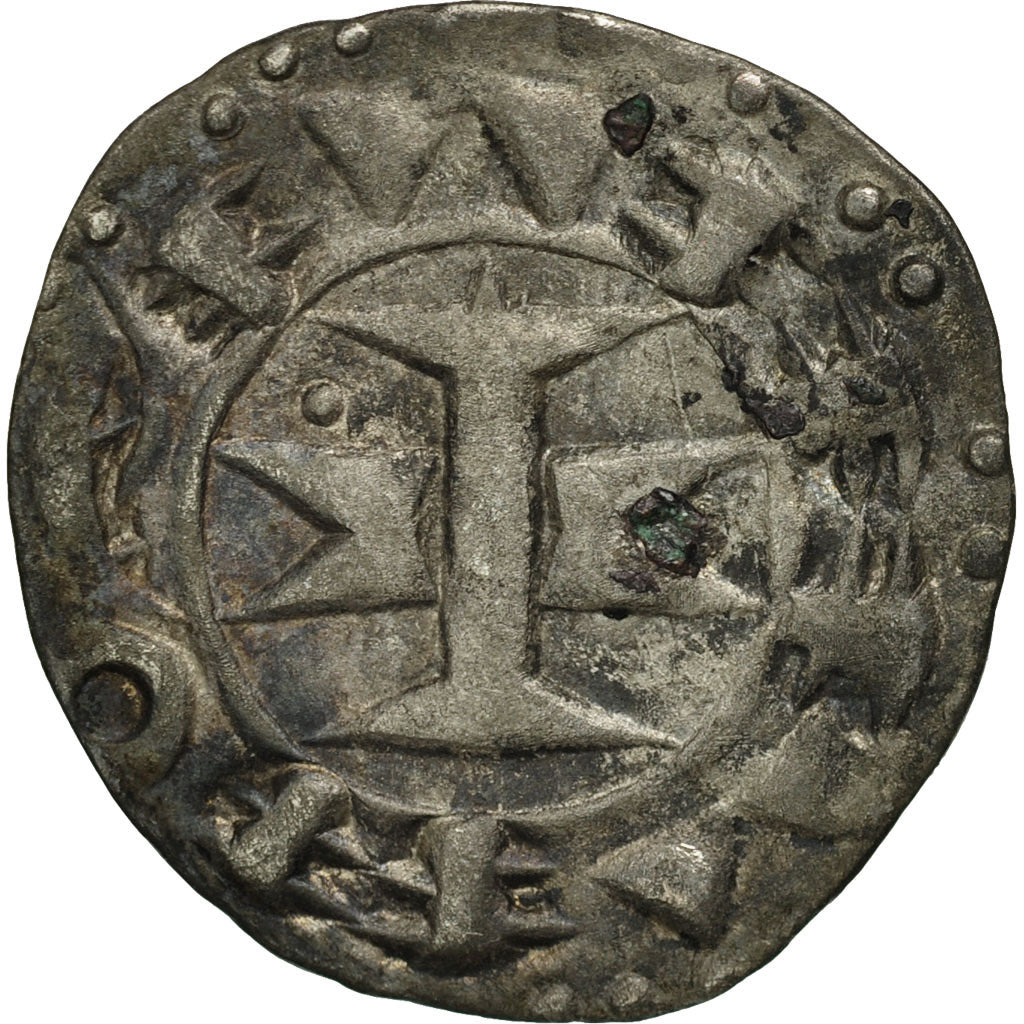 Coin, France, Languedoc, Anonymous, Denarius, AU(50-53), Billon, Boudeau:753