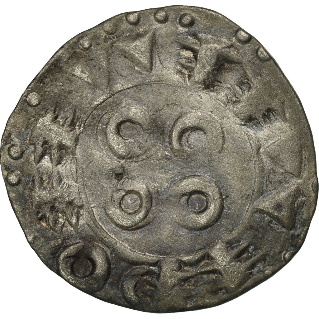 Coin, France, Languedoc, Anonymous, Denarius, AU(50-53), Billon, Boudeau:753
