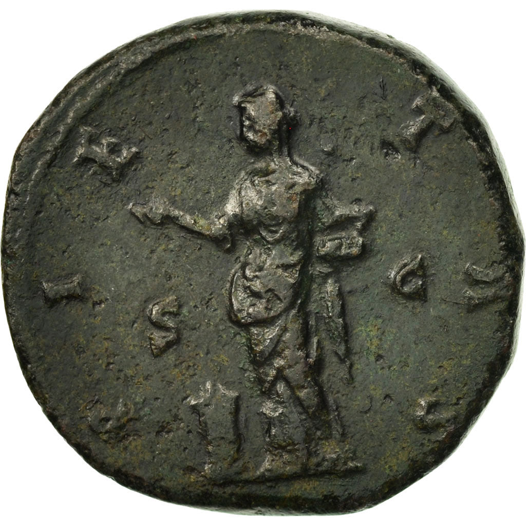 Monnaie, Lucille, Sesterce, Rome, TTB, Bronze, RIC:1756