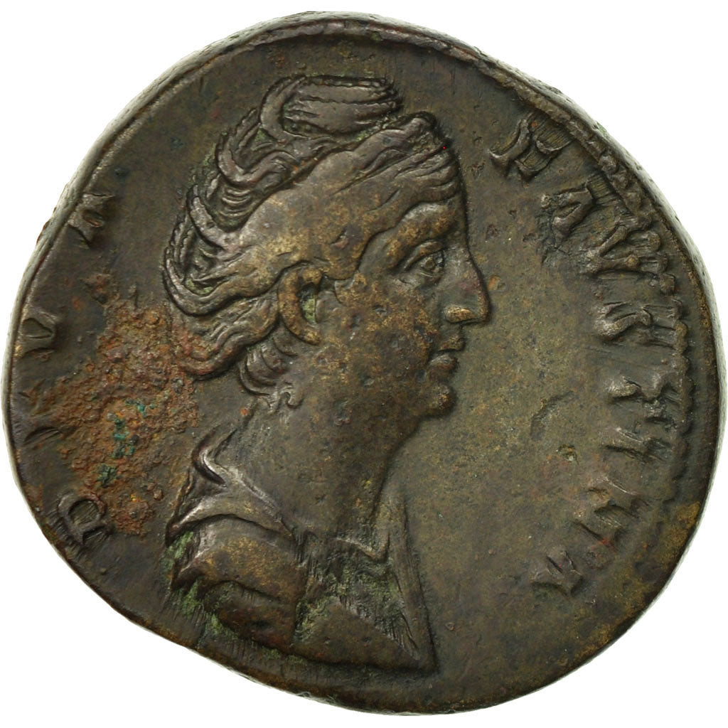 Moneta, Faustina I, Sesterzio, Rome, BB, Bronzo, RIC:1124