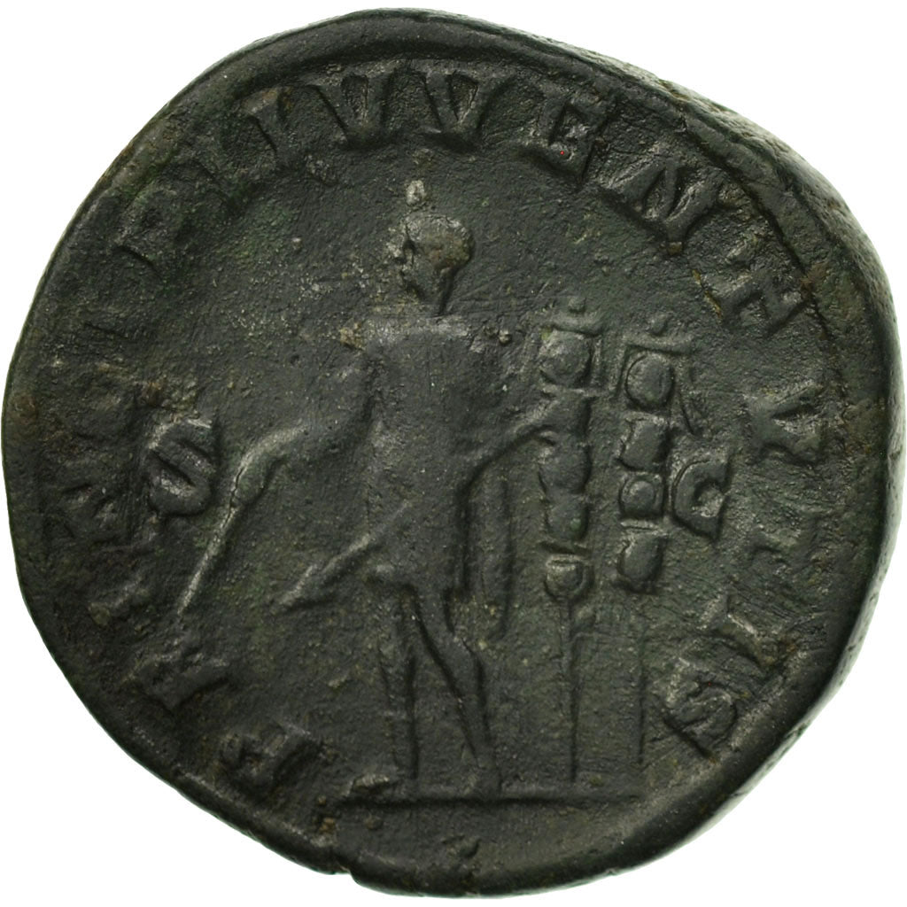 Maximus Caesar, Sestertius, Rome, VF(20-25), Bronze, RIC:13