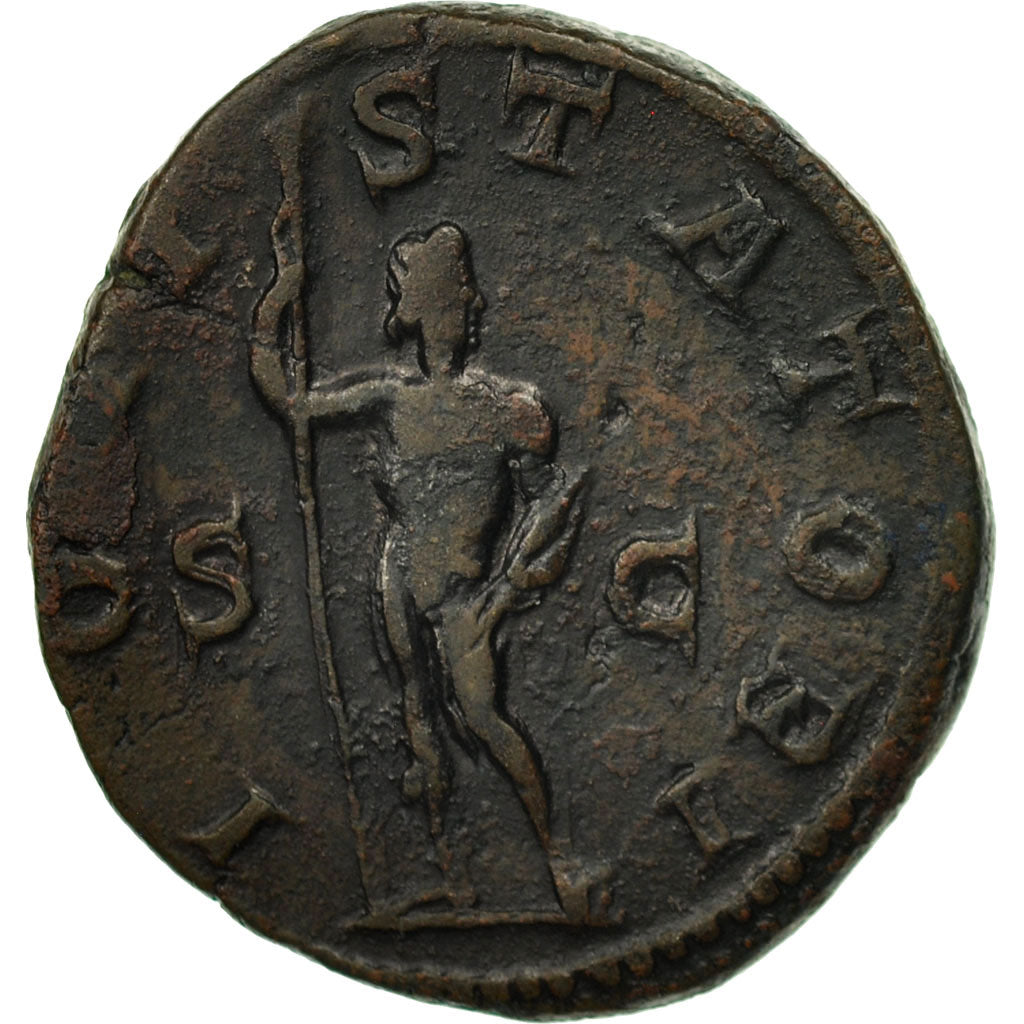 Coin, Gordian III, Sestertius, Rome, VF(30-35), Bronze, RIC:298a