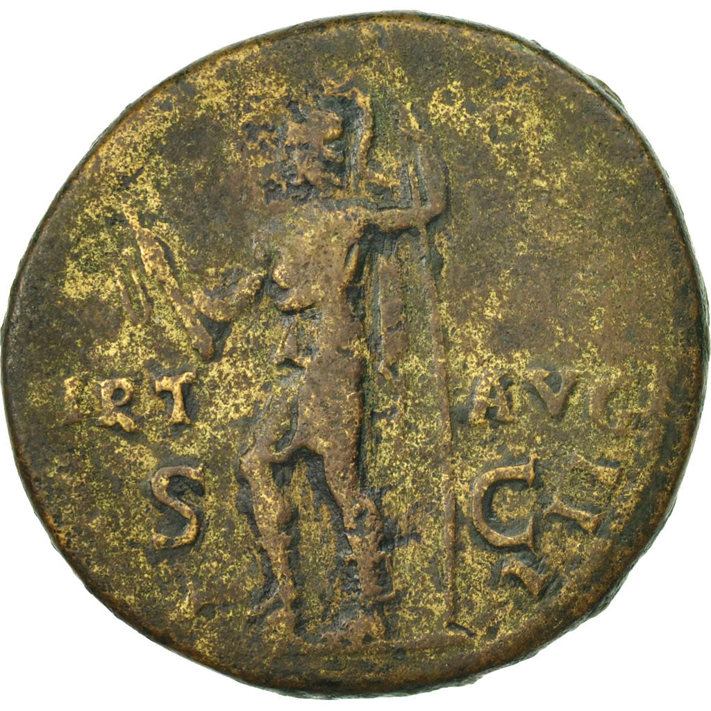 Hadrian, Sesterz, Rome, S+, Bronze, RIC:614a