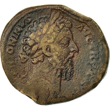 Moneta, Marcus Aurelius, Sesterzio, Rome, BB, Bronzo, RIC:1090