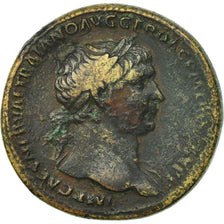 Trajan, Sestertius, Rome, EF(40-45), Bronze, RIC:500