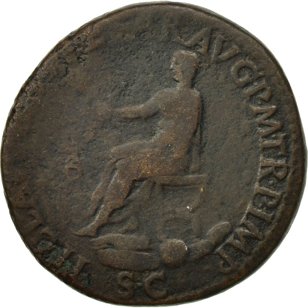 Coin, Nero Claudius Drusus, Sestertius, Rome, VF(20-25), Bronze, RIC:93