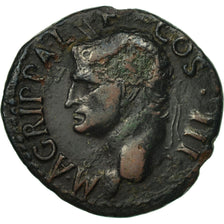 Agrippa, As, Rome, BC+, Bronce, RIC:58