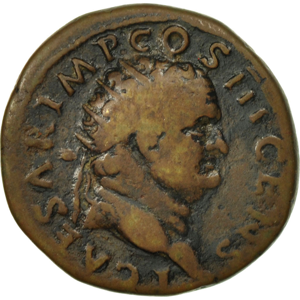 Monnaie, Titus, Dupondius, Rome, TB+, Bronze, RIC:742