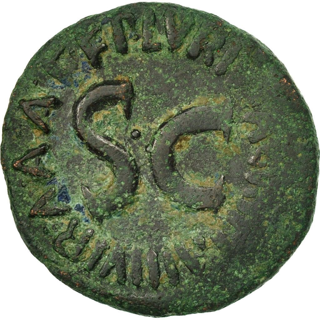 Augustus, As, Rome, EF(40-45), Bronze, RIC:427