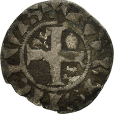 Moneda, Francia, Louis VII, Denarius, Paris, BC+, Plata, Duplessy:148
