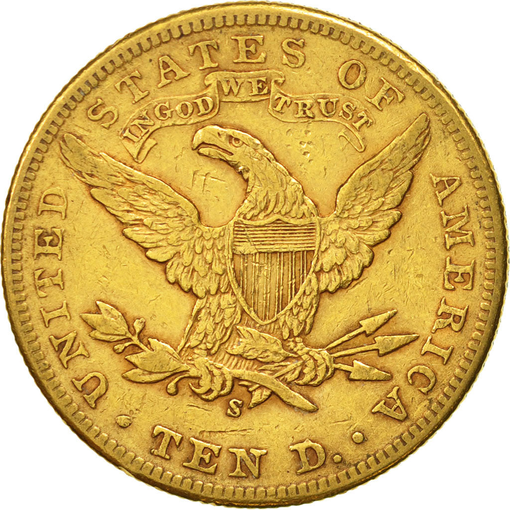 United States, Coronet Head, $10, 1905, San Francisco, EF540-45), Gold, KM:102