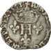France, Henri III, Double Sol Parisis, 1578, Dijon, VF(20-25), Silver