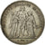 Coin, France, Hercule, 5 Francs, 1877, Bordeaux, VF(30-35), Silver, KM:820.2