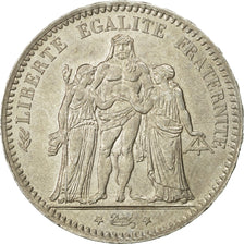 Coin, France, Hercule, 5 Francs, 1875, Paris, MS(63), Silver, KM:820.1