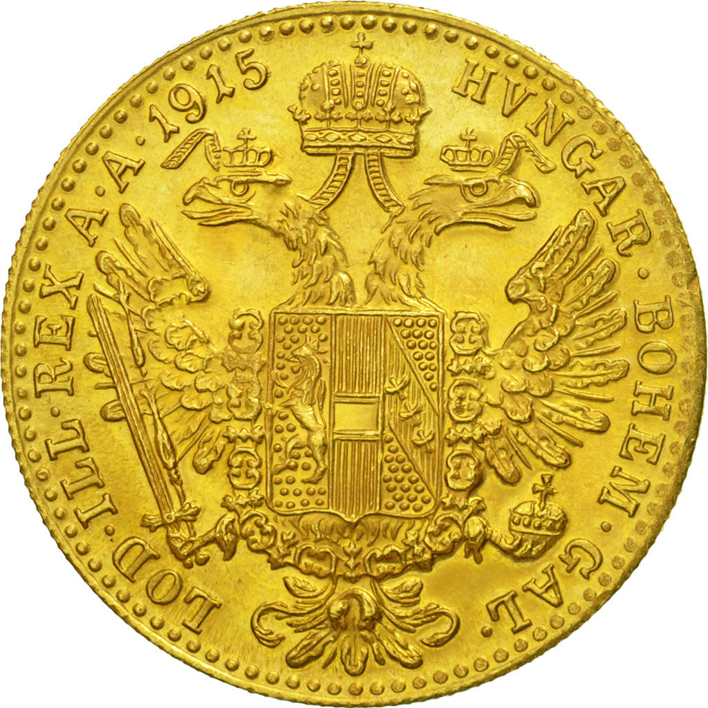 Austria, Franz Joseph I, Ducat, 1915, MS(65-70), Gold, KM:2267
