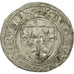 Monnaie, France, Charles VI, Blanc Guénar, Poitiers, TB+, Billon, Duplessy:377A