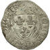 France, Charles VI, Blanc Guénar, Saint-Pourçain, VF(30-35), Billon