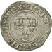 France, Charles VI, Blanc Guénar, Mâcon, VF(30-35), Billon, Duplessy:377A