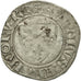 Monnaie, France, Charles VI, Blanc Guénar, Angers, TB, Billon, Duplessy:377A