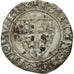 Monnaie, France, Charles VI, Blanc Guénar, Angers, TTB, Billon, Duplessy:377A