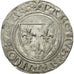 Monnaie, France, Charles VI, Blanc Guénar, Saint André Villeneuve Les Avignon