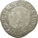 Moneta, Francja, Charles VI, Blanc Guénar, Troyes, VF(20-25), Bilon