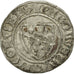 Coin, France, Charles VI, Blanc Guénar, La Rochelle, EF(40-45), Billon