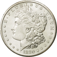 United States, Morgan Dollar, 1880, U.S. Mint, San Francisco, MS(65-70), Silver