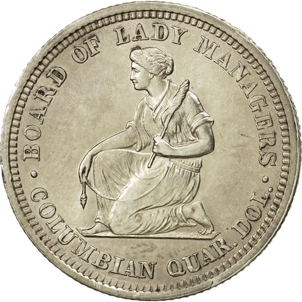 Coin, United States, Standing Liberty Quarter, Quarter, 1893, U.S. Mint