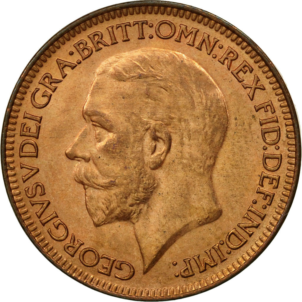 Moneta, Gran Bretagna, George V, Farthing, 1932, FDC, Bronzo, KM:825