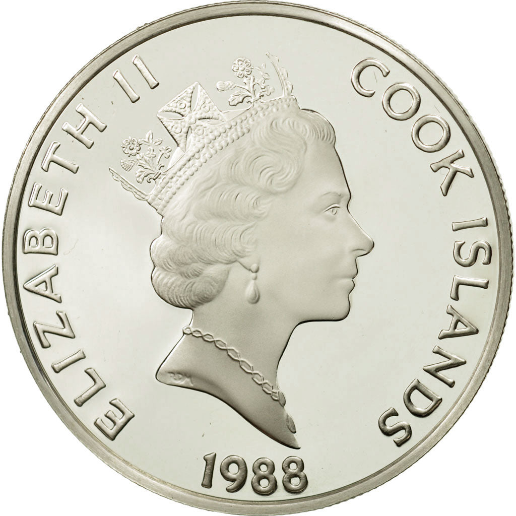 Cook Islands, Elizabeth II, 50 Dollars, 1988, Fridtjof Nansen, MS(65-70)