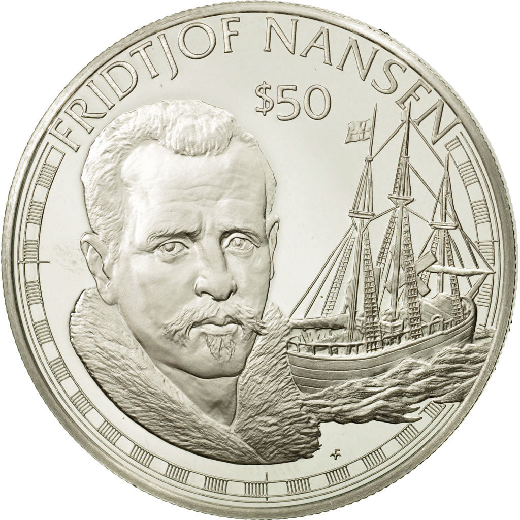 Cook Islands, Elizabeth II, 50 Dollars, 1988, Fridtjof Nansen, MS(65-70)