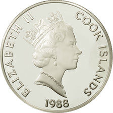 Moneda, Islas Cook, Elizabeth II, 50 Dollars, 1988, Franklin Mint, USA, FDC
