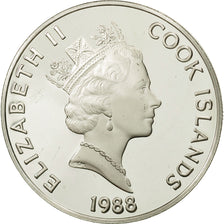 Cook Islands, Elizabeth II, 50 Dollars, 1988, Robert Peary, MS(65-70)