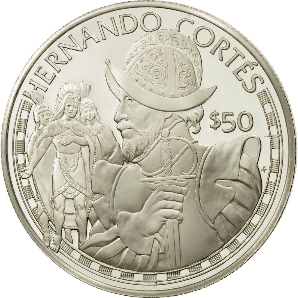 Coin, Cook Islands, Elizabeth II, 50 Dollars, 1988, Franklin Mint, USA