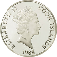 Cook Islands, Elizabeth II, 50 Dollars, 1988, Captain James Cook, MS(65-70)