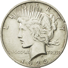 Coin, United States, Peace Dollar, Dollar, 1923, U.S. Mint, Denver, AU(55-58)