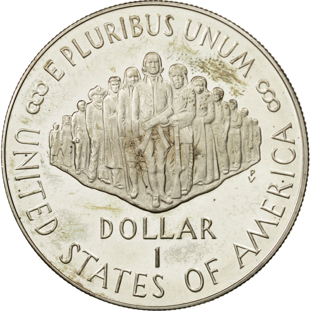 Coin, United States, Dollar, 1987, U.S. Mint, San Francisco, MS(60-62), Silver
