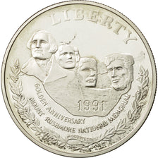 United States, Dollar, 1991, U.S. Mint, San Francisco, MS(60-62), Silver, KM:229