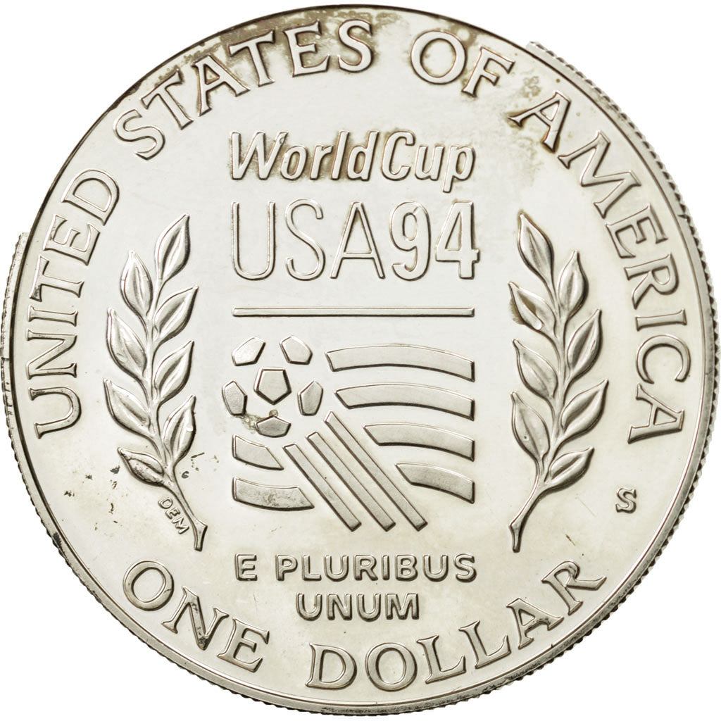 Coin, United States, Dollar, 1994, U.S. Mint, San Francisco, MS(60-62), Silver
