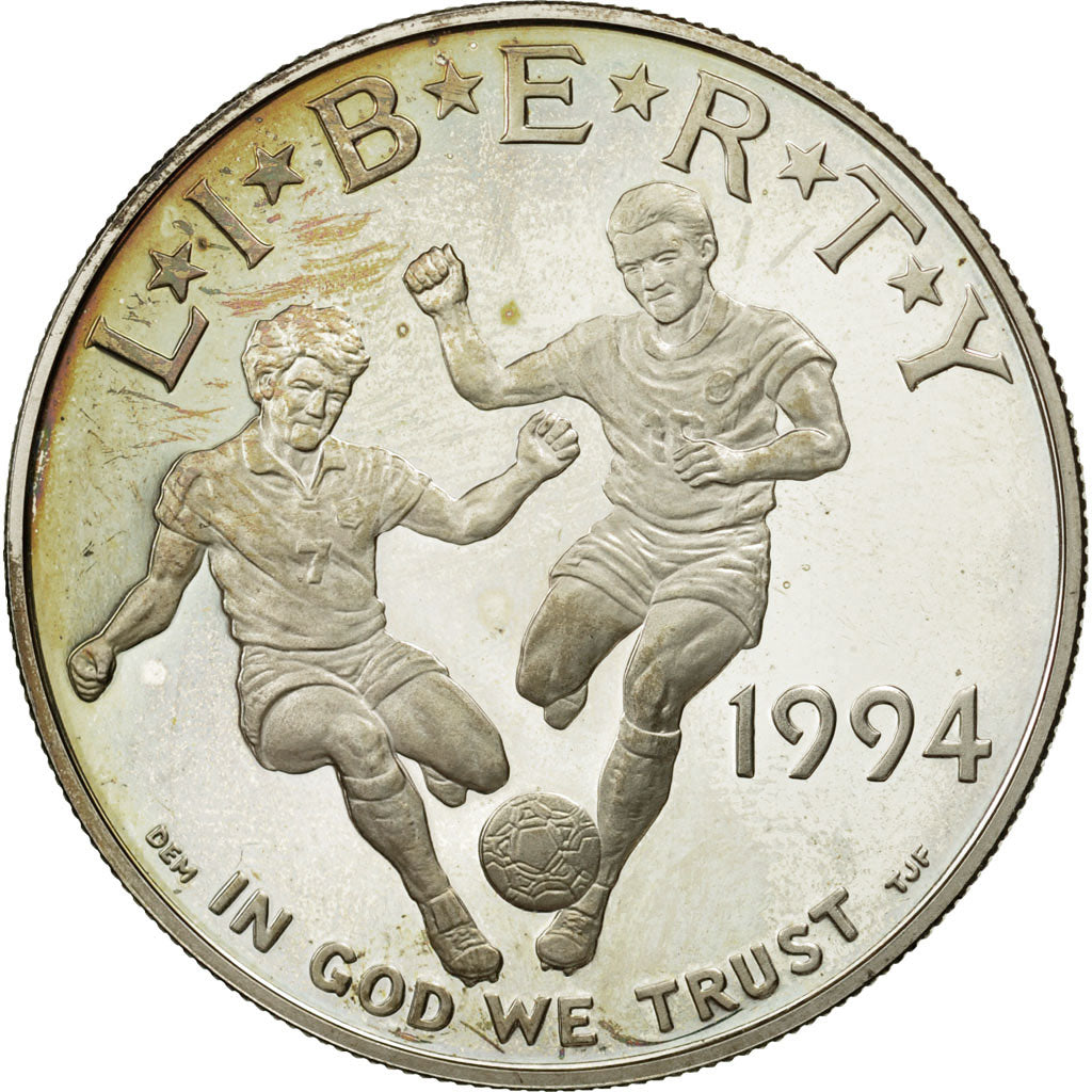Coin, United States, Dollar, 1994, U.S. Mint, San Francisco, MS(60-62), Silver