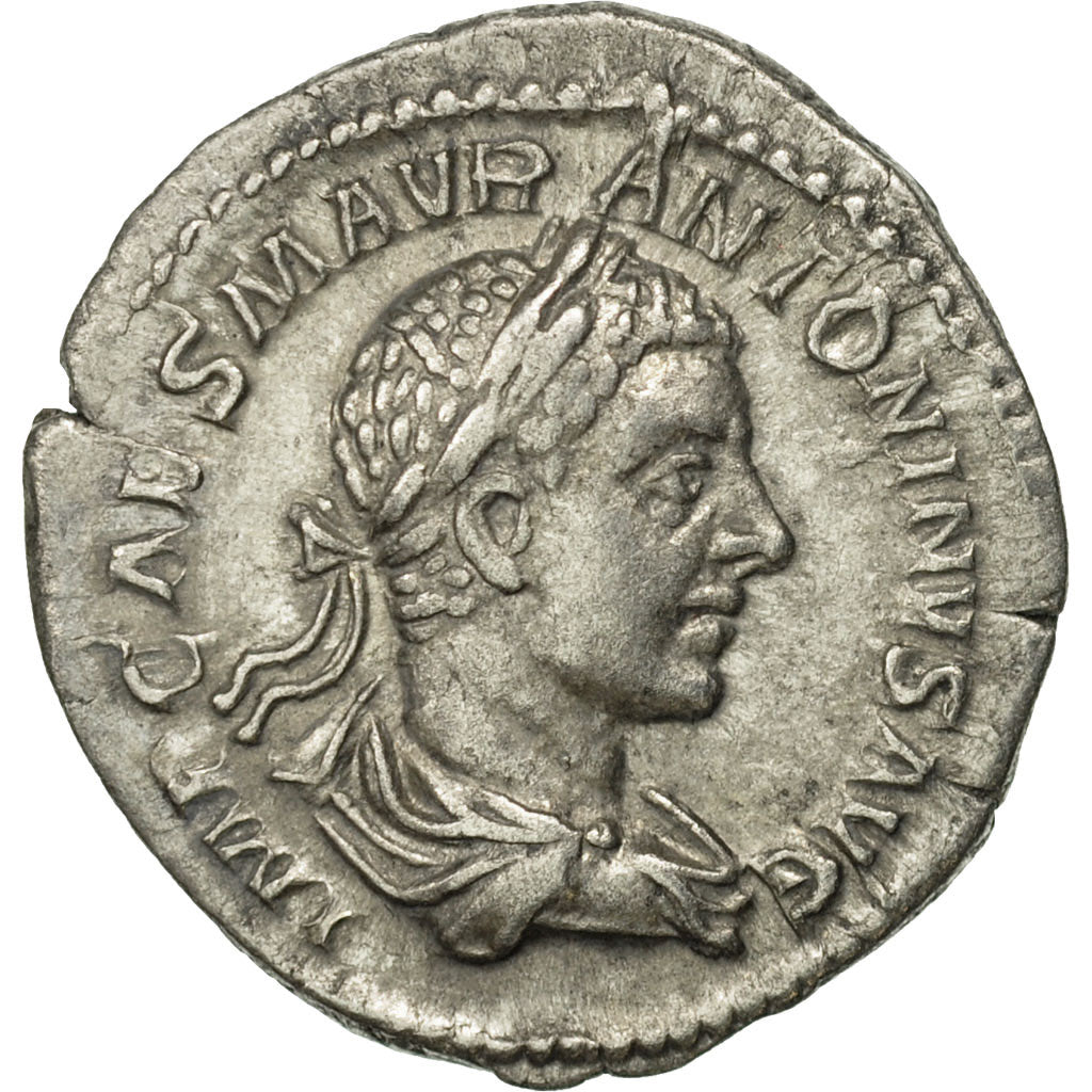 Elagabalus, Denarius, Rome, BB+, Argento, RIC:71