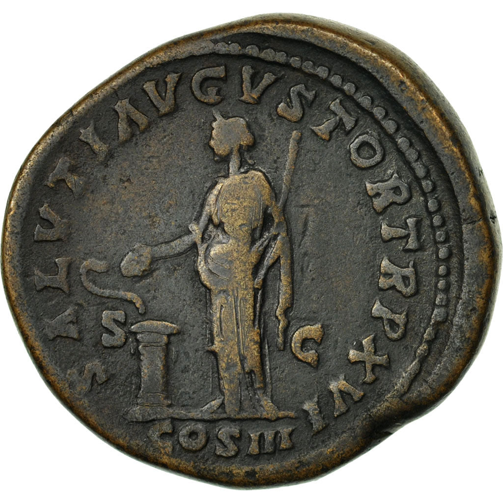 Marcus Aurelius, Sesterz, Rome, SS, Bronze, RIC:834