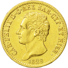 Monnaie, États italiens, SARDINIA, Carlo Felice, 20 Lire, 1828, Torino, TTB+