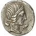 Caecilia, Denarius, North Italian mint, AU(55-58), Silver, Crawford:374/1