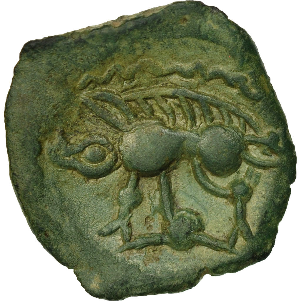 Coin, Bellovaci, Bronze, AU(50-53), Bronze, Delestrée:317