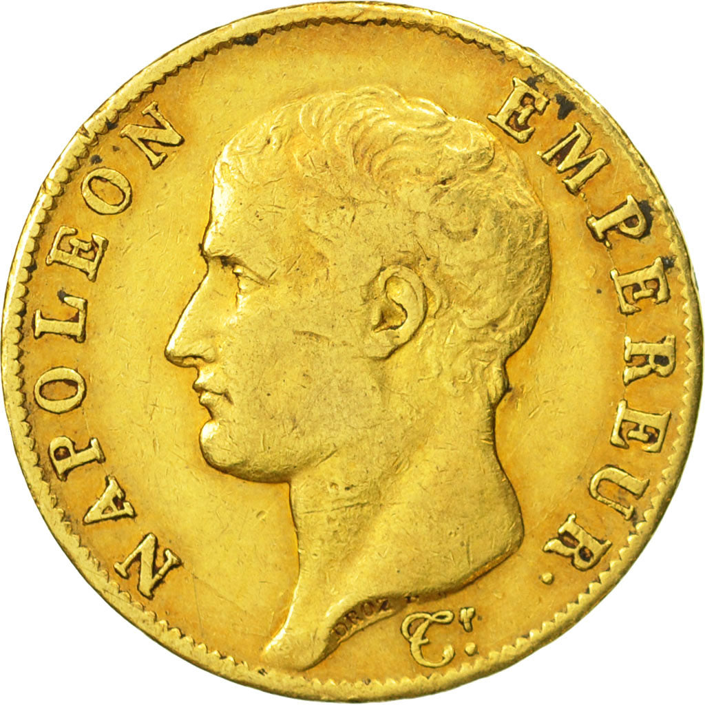 France, Napoléon I, 40 Francs, 1806, Paris, TTB, Or, KM:675.1, Gadoury:1082