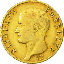 Francia, Napoléon I, 40 Francs, 1806, Paris, MBC, Oro, KM:675.1, Gadoury:1082