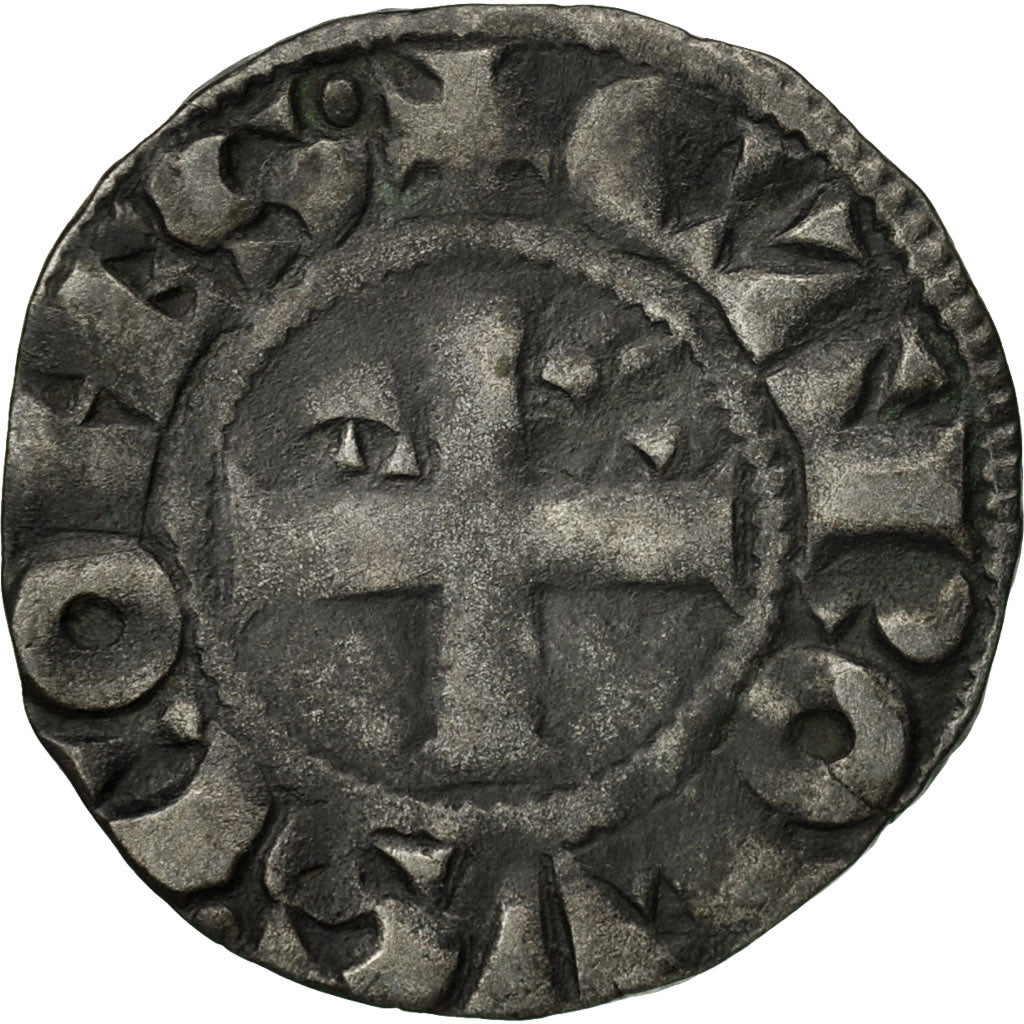 Frankreich, Anjou, Charles I, Denarius, Angers, S+, Silber, Boudeau:156